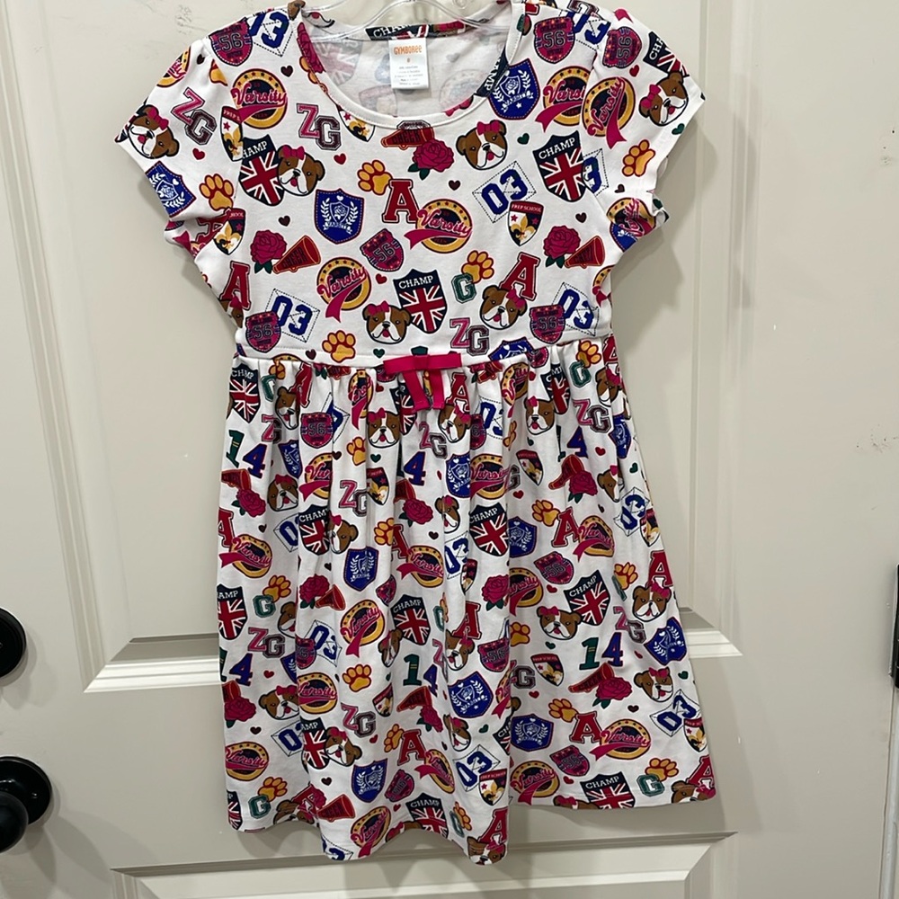 Gymboree Varsity Dress Short sleeve knit